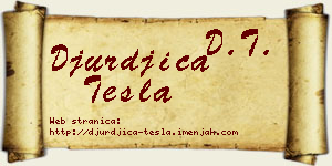 Đurđica Tesla vizit kartica